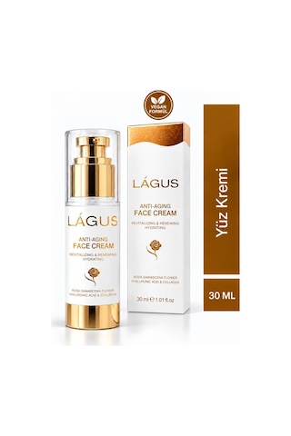 Lágus Dolgunlaştırıcı ve Yoğun Nemlendirici Anti Aging Yüz Kremi 30 ML