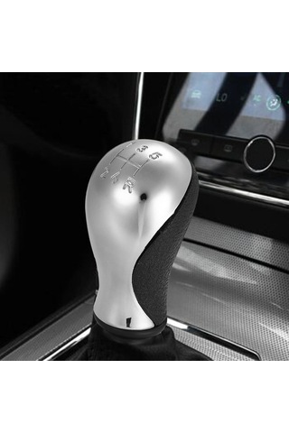 Dancemonkey Citroen C5 Xsara Picasso 1999-2008 5 Vitesli Ergonomik Vites Topuzu - Siyah&gümüş Siyah Siyah