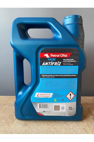 Petrol Ofisi Kullanıma Hazır Mavi Renkli İnorganik Antifriz 2023