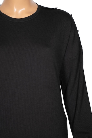 Hesna Kadın Benan Fitilli Düğmeli Spor Siyah Tunik Pantolon Takım Siyah