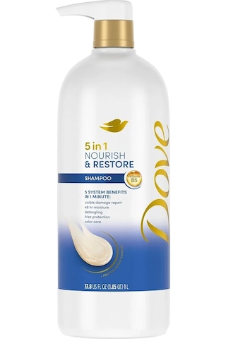 Dove 5 İ 1 Arada Besleyici & Onarıcı Şampuan 1lt Tüm Saçlar