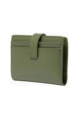 Kurt Geiger Shoreditch Card Holder, Lüks Deri Kartlık, Sınırlı Üretim Yeşil