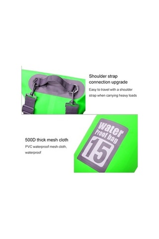 Zcjb Outdoor Su Geçirmez Kuru Çift Omuz Askılı Çanta Kuru Çuval, Kapasite: 30l Koyu Mavi Koyu Mavi