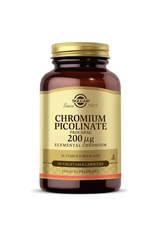 Solgar Chromium Picolinate 90 Kapsül 2 Adet