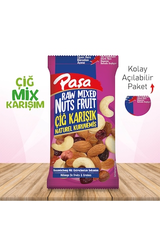 Paşa Kuruyemiş Çiğ Karışık Naturel Kuruyemiş 12 x 40 G
