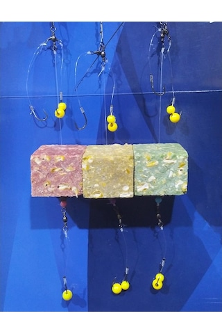 Sazan Takımı 3 Iğneli -2/0- 1 Paket 2 Adet