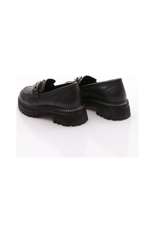 Venüs 2411533y Kadın Deri Loafer Ayakkabı Siyah M