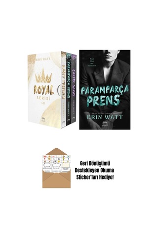 Paramparça Prens Royal Serisi 2. Kitap + Kâğıt Prenses Royal Serisi 1. Kitap