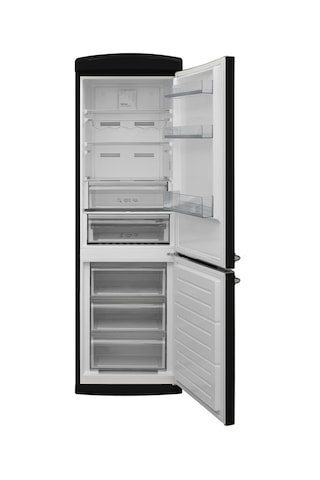 Vestel RETRO NFK37211 330 L No-Frost Buzdolabı Siyah