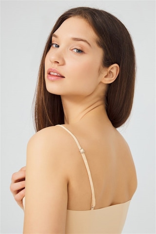 Ayarlanabilir İnce Askılı Lazer Kesim Crop Büstiyer 3'lü Paket-3 Renkli-7