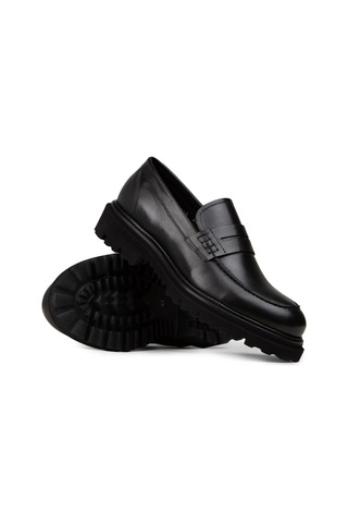 Deery Erkek Hakiki Deri Siyah Loafer - F6528msyhp01 Siyah