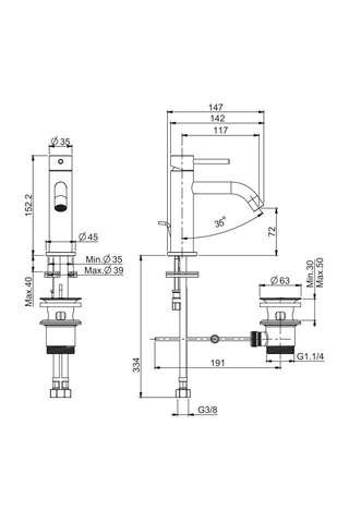 Fima F3031xsos Mat Altın Lavabo Bataryası