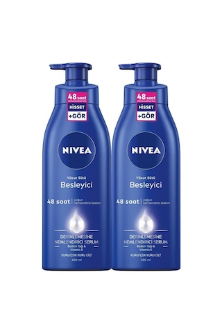 Nivea Besleyici Kuru Cilt Vücut Sütü 2 x 400 ML Nivea Besleyici Kuru Cilt Vücut Sütü 2 x 400 ML