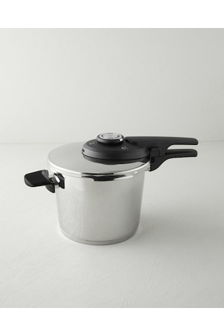 Hyperchef Paslanmaz Çelik Düdüklü Tencere 6l Siyah