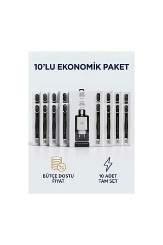 Sub Zero Sg64 12w Usb Lightning Ev Şarj Aleti / Adaptör Ve Kablo Seti - 10'lu Ekonomik Paket Beyaz Sub Zero Sg64 12w Usb Lightning Ev Şarj Aleti / Adaptör Ve Kablo Seti - 10'lu Ekonomik Paket Beyaz