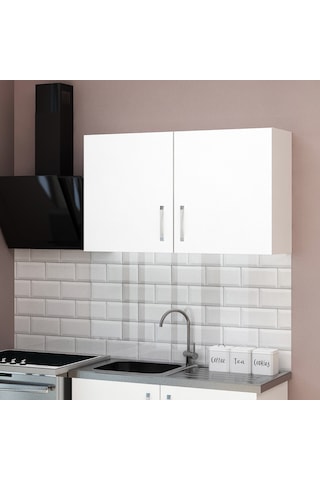 100 Cm Mini Üst Mutfak Modül - Hazır Mutfak Dolabı