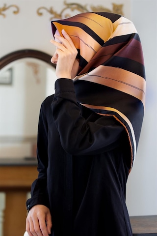 Vissona Twill İpek Eşarp - 16463 - 0001-0014 - Kadın