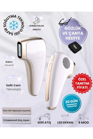 Mieco Safir Soğutma Özellikli İpl Lazer Epilasyon Aleti Safir