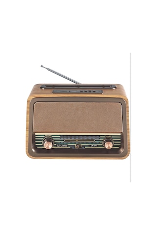 Leader LR-243 Radio,BT,USB,TF Retro Müzik Kutusu