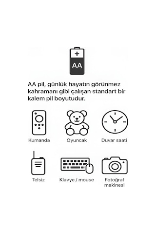 Type-c Şarjlı 2800mwh 1.5v Şarj Edilebilir 2 Li Aa5 Kalın Pil - Lityum Iyon Batarya Najmaddin