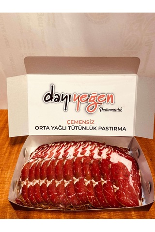 Dayı Yeğen Çemensiz Orta Yağlı Tütünlük Pastırma 500 G