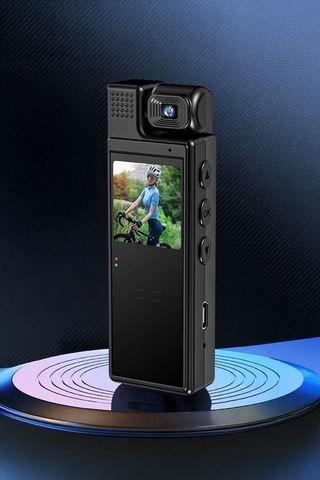 Xindoker L9 Wıfı Ultra Hd Infrared Gecelik Görüntü Kaydedici: Taşınabilir, Ekranlı, Toplantı Ve Spor Etkinlikleri İçin Işıksız Kaliteli Kayıt Siyah