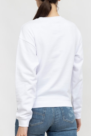Armani Exchange Armani Logo Baskılı Kadın Sweat Beyaz