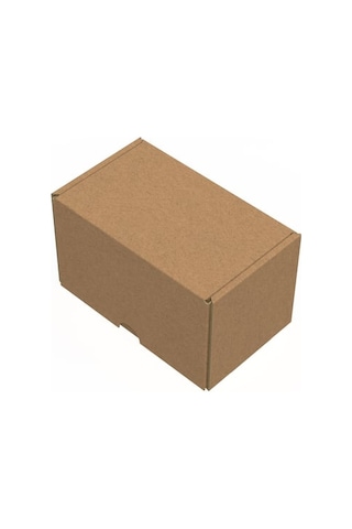14x8x8- 100 Adet Kilitli E Ticaret Karton Kargo Kutusu