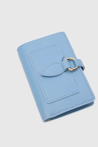 Shule Bags Kiki Çıtçıt Kapamalı Kadın Cüzdan Bebe Mavi