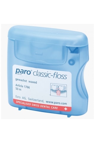 Paro 1766 Florürlü Klasik İnce Mumlu Nane Aromalı Diş İpi 50 M