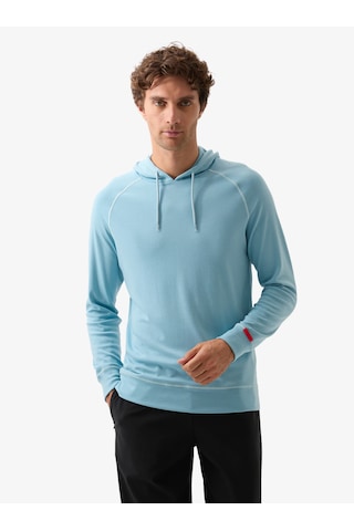 Erkek Termal Sweatshirt 2. Seviye 7468 - Mavi Mavi