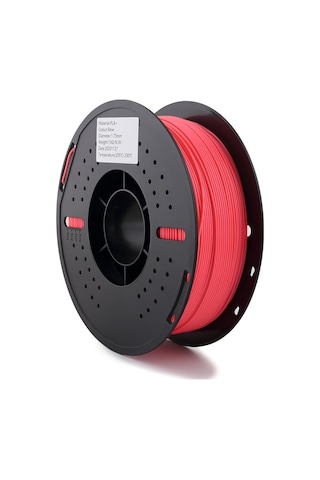 Filamix Pla+ Rose Red Gül Pembesi Filament 1.75mm - Plastik Makara - 1 Kg