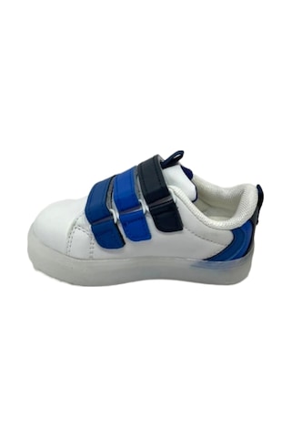 Cool Kids Sneaker Esnek Rahat Çocuk Spor Ayakkabı Tam Kalıp Ortopedik Günlük Ayakkabı Beyaz Mami Beyaz - Mavi