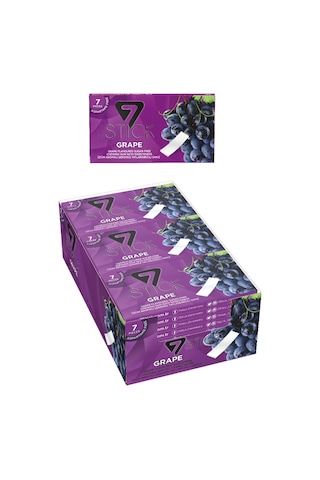 Şekersiz 7'li Üzüm Aromalı Sakız 14,5gr 24 Adet