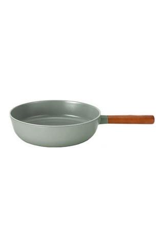 Alüminyum Döküm Wok Tava 26cm Gri Açık Bakır