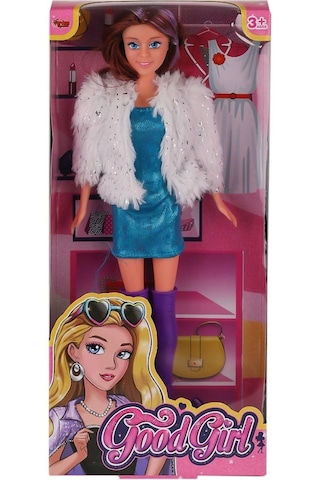 Wg-66770 Parlak Elbiseli Ceketli Bebek 29 Cm