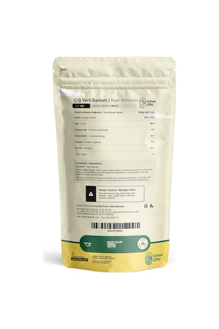 Online Çiftçi Çiğ Yerli Badem 1 KG