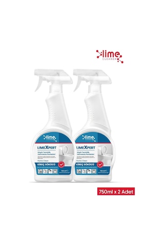 Limeexpert Tuvalet Kireç Sökücü ve Leke Düşmanı Limon Asidi İle Etkili Temizlik 3 x 750 ML