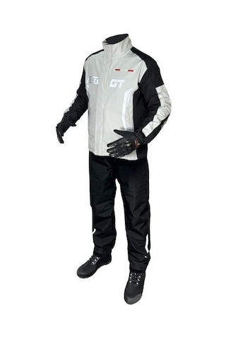 Forte Gt 1140 Alt-üst Takım Yağmurluk Taş Gri-siyah
