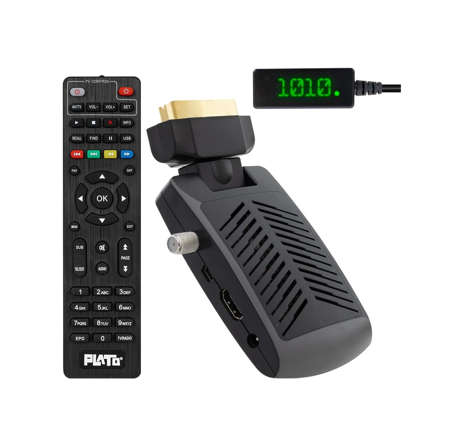 Plato Multi Mini Scart Hd Uydu Alıcısı Eski Tip Tüplü Televizyon İçin Uydu Cihazı Aleti
