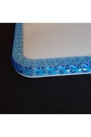 43x43 Mavi Kenarlı Sıva Üstü Led Panel Armatür 42w Mavi