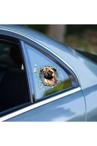 Fulcar French Bulldog Araç Stickerı Standart