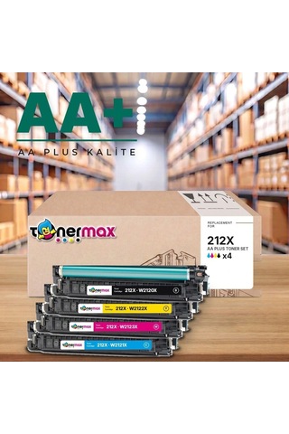 Hp 212x Cmyk Uyumlu Toner Seti Aa Plus / Color Laserjet Enterprise M554 / M555 / Mfp M578 / W2120x / W2121x / W2122x / W2123x