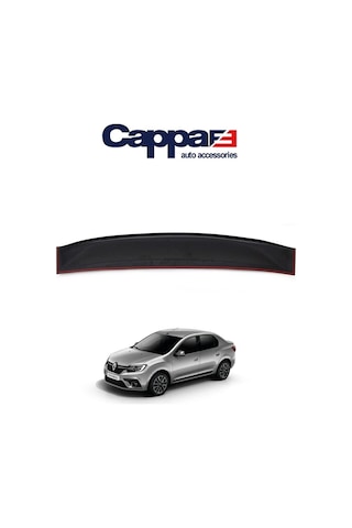 Renault Symbol Arka Cam Üstü Spoyler Rüzgarlık Parlak Siyah 2013+