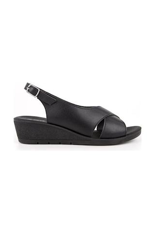 Muya Vienza 31028-001 Anatomik Taban Kadın Sandalet Siyah 36-40 001