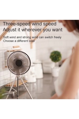 Cbtx DQ213 4000 mAh Taşınabilir Kamp Tipi Fan