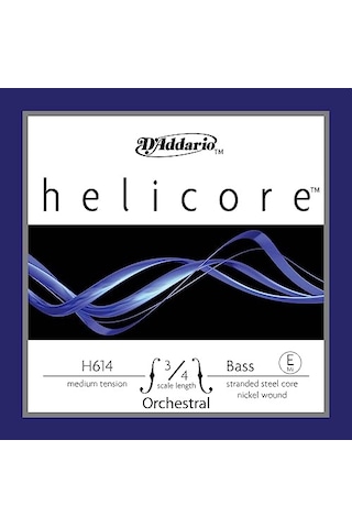 D'addario H614 3/4m Helicore E Kontrabas Teli Mi
