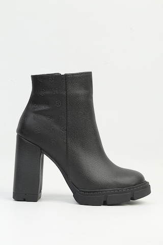 Pierre Cardin Pc-54112 Kadın Siyah Platform Topuklu Bot 001