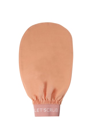Let'scrub %100 Floş İpek Hassas Ciltler Lastikli Banyo Kesesi