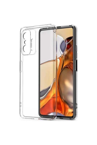 Xiaomi 11t Pro 5g Kamera Korumalı Şeffaf Telefon Kılıfı + Hayalet Tam Kaplayan Ekran Koruyucu Col179664-şeffaf